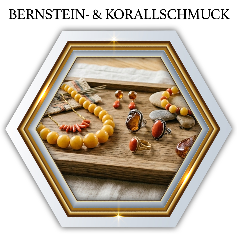 Berstein & Korallschmuck